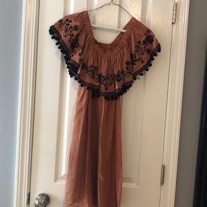 off the shoulder dress